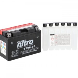 NITRO NT9B-BS AGM open with acid pack