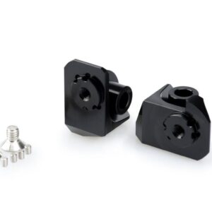 PAIR FOOTREST FIXATION PILOT RIGHT/LEFT BMW C/BLAC