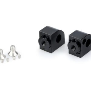 PAIR FOOTREST FIXATION PASSENGER KAWASAKI C/BLACK