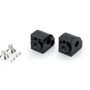 PAIR FOOTREST FIXATION PASSENGER HONDA C/BLACK