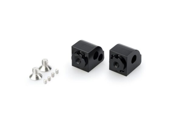PAIR FOOTREST FIXATION PASSENGER HONDA C/BLACK