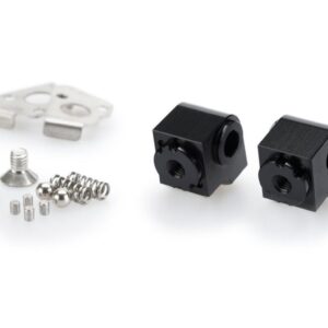 PAIR FOOTREST FIXATION PASSENGER BMW C/BLACK