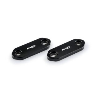 MIRROR BLOCK OFF PLATE SET KAWASAKI MODELS C/BLAC