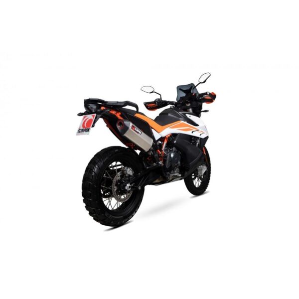 KTM Adventure 790 / Adventure 790 R 2019-2020 Serket Parallel Slip-on Titanium Sleeve