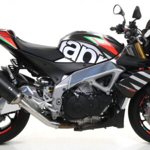 APRILIA RSV4 1100 FACTORY 19-20 HOM. CARBON RACE-TECH EXHAUST WITH CARBY ENDCAP FOR ARROW LINK PIPE AND ORIGINAL COLLECTORS