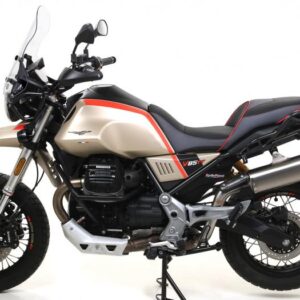 MOTO GUZZI V85TT 19/20 HOMOLOGATEDTITANIUM INDY RACE EXHAUST WITH WELDEDLINK PIPE
