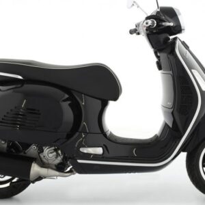 VESPA GTS 300 21 HOMOLOGATED ALUMINUMDARK URBAN SILENCER WITH CARBON ENDCAP