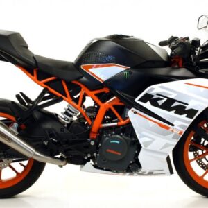 KTM RC 390 17/20 RACING NICHROM PRO-RACE EXHAUST WITH WELDED LINK PIPEHIGH VERSION