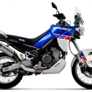 APRILIA TUAREG 660 22 HOMOLOGATED TITANIUM INDY RACE SILENCER WITHWELDED LINKPIPE