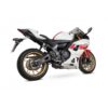 Yamaha YZF R7 2021-2023 Red Power Full System Black Ceramic Coated Sleeve