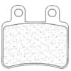 CL Brakes A3+ Bromsbelägg Fram Sintrade STD