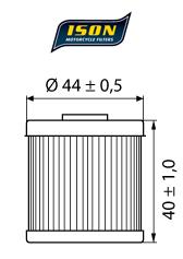 ISON 566 ELEMENT OIL FILTER