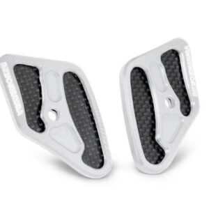 MIRROR HOLE CAP KIT CLEAR/CARBON INLAY DUCATI 848/1098/1198