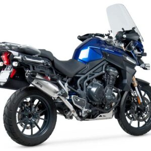 TIGER EXPLORER 12-13 RS-4T Stainless Slip-On Exhaust, w/ Stainless Muffler