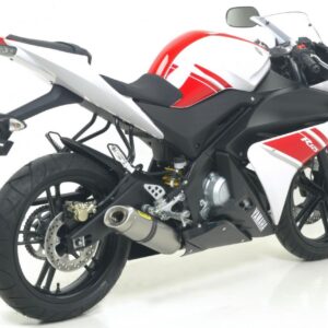 YAMAHA YZF-R 125 08/14 ALUMINIUMHOMOLOGATED THUNDER SILENCER FOR ARROWCOLLECTOR