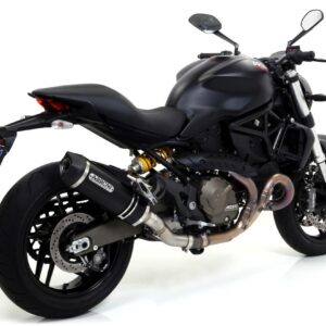DUCATI MULTISTRADA 120010 - DIAVEL HOM. ALUMINIUM DARK RACE-TECH SILENCER WITHCARBON END-CAP FOR ARROW COLLECTORS