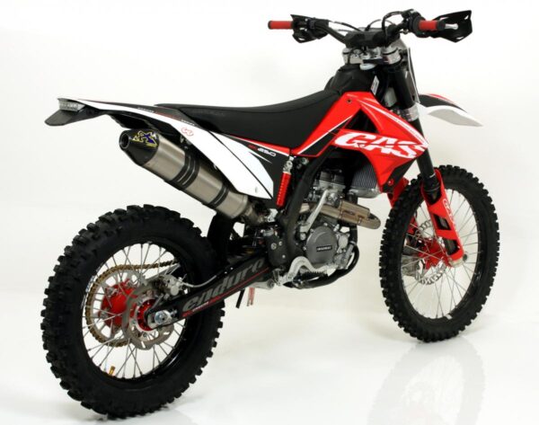 GAS GAS EC 250 11 FULL TITANIUM FULL SYSTEM WITH CARBON END CAP (THUNDER SILENCER+COLLECTOR)