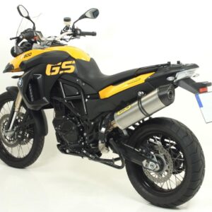 BMW F 650 GS/F 800 GS08-10 TITANIUMHOMOLOGATED SILENCER WITH CARBON END-CAP FOR STOCK AND ARROW COLLECTORS