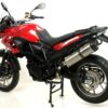 BMW F700GS 13-16 HOM. TITANIUM MAXI RACE-TECH SILENCER WITH CARBON END CAP FOR ORIGINAL AND ARROW COLLECTORS