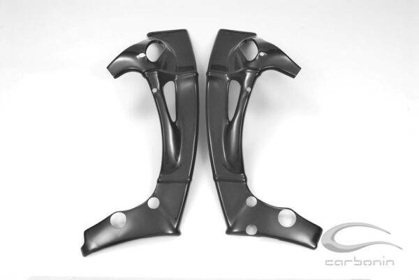 Yamaha YZF-R1 2009 - 2014 frame protectors (silicon fitting) Carbon Fiber