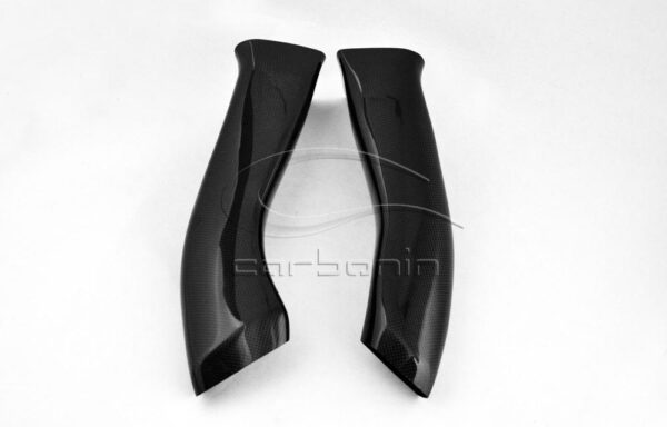 Yamaha YZF-R1 2009 - 2014 air box inlet tubes for race and SBK Carbon Fiber