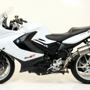 BMW F 800 GT 12/13 HOM. ALUMINIUM MAXI RACE-TECH SILENCER WITH CARBON END CAP FOR ORIGINAL AND ARROW COLLECTORS