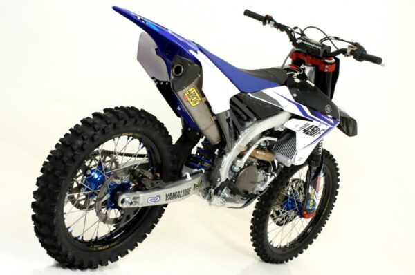 YAMAHA YZ 450 F 14 MX COMPETITION FULL SYSTEM WITH TROPHY SILENCER AND CARBON END CAP