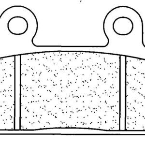 CL Brakes A3+ Bromsbelägg Fram Sintrade STD
