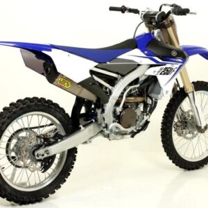 YAMAHA YZ 250 F 14/15 FULL SYSTEM WITH TITANIUM TROPHY SILENCER WITH CARBON END CAP AND STEEL COLLECTOR