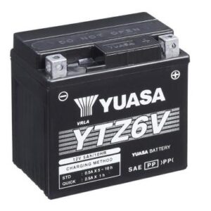 Yuasa YTZ6V fabriksfyllt 12V 5,3Ah