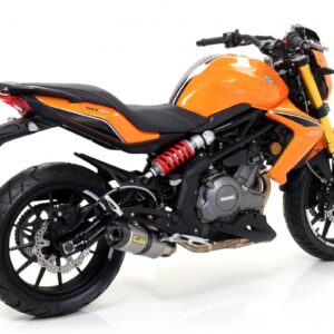 BENELLI BN 302 14/15 HOMOLOGATEDTITANIUM THUNDER SILENCER WITH CARBONEND CAP FOR ARROW LINK PIPE