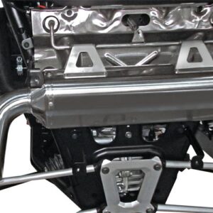 RZR XP 4/1000 15-16 Race R-77 Stainless Slip-On Exhaust,w/ Stainless Muffler