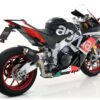 APRILIA RSV 4 RF 15/RSV 4 RR 15 GP2 STAINLESS STEEL SILENCER + LINK PIPE FOR ORIGINAL COLLECTOR