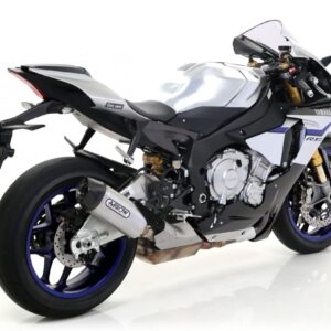 YAMAHA YZF R115 HOMOLOGATED ALUMINIUMINDY RACE SILENCER WITH CARBON END CAPFOR ORIGINAL COLLECTORS