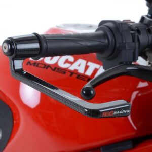 Pure Carbon fibre Brake Lever Guard, Ducati Monster 1200S 17- / Monster 1200R / Supersport (S) 17- / Sfighter V2 22- / KTM 690 SMC-R 19-