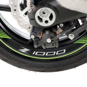 KIT 8 RIM STRIPS Z1000 C/GREEN