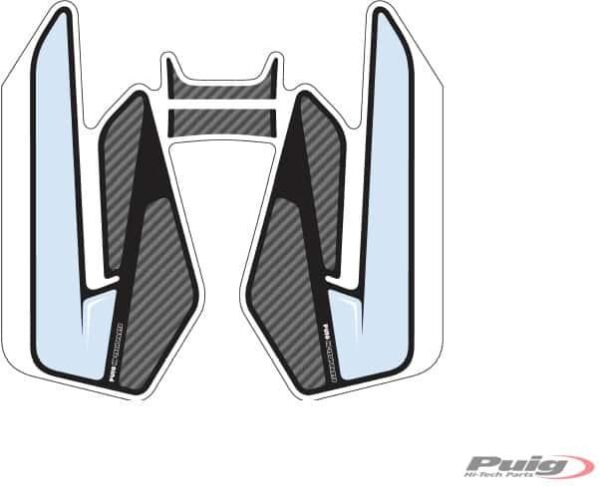TANK PAD + SIDE PART YAMAHA MT-07 14-17C/CARBON