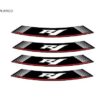 KIT 8 RIM STRIPS R1 C/SILVER