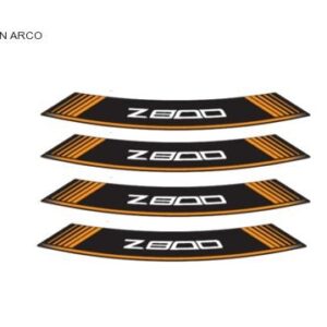 KIT 8 RIM STRIPS Z800 C/ORANGE