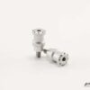 SPOOLS BY PAIR HI-TECH PARTS DIAM.8MM C/SILVER