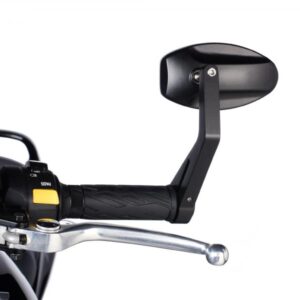 HANDLEBAR END MIRROR MP L/DER./IZDO. C/BLACK