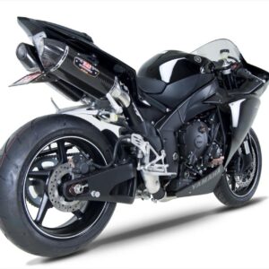 YZF-R1 09-14 R-77 Stainless Slip-On Exhaust, w/ Carbon Fiber Mufflers