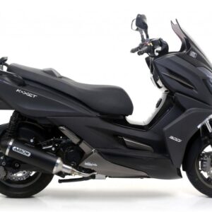 KYMCO K-XCT 300I13/16 HOMOL.ALUMINIUMDARK URBAN SILENCER STEEL DARK END CAPFOR ARROW COLLECTOR