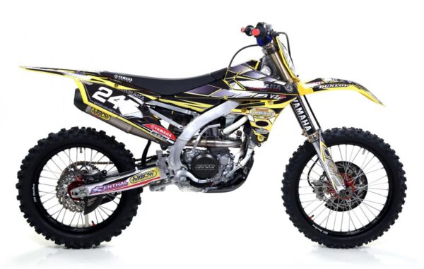 YAMAHA YZ 250 F 14-16 FULL TITANIUM MX COMPETITION FULL SYSTEM WITH RACE-TECH SILENCER AND WITH CARBON END CAP