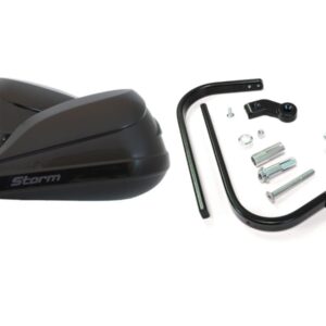 Barkbusters STORM Handguard - Single Point Bar End Mount (hollow) - BLACK