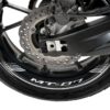 KIT 8 RIM STRIPS MT-07 C/SILVER