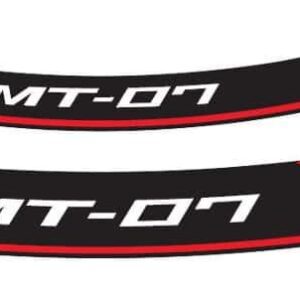 KIT 8 RIM STRIPS MT-07 C/RED