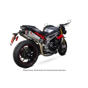 Triumph Speed Triple 1050 R 2016-2017 Serket Parallel Slip-on (Pair) Titanium Sleeve