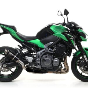 KAWASAKI Z900 HOMOLOGATED GP2 STAINLESSSTEEL DARK SILENCER + LINK PIPE FORORIGINAL AND ARROW COLLECTORS