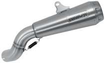 KAWASAKI Z 900 17 HOMOLOGATED NICHROMPRO-RACE SILENCER WITH STAINLESS STEELLINK PIPE FOR ORIGINAL AND ARROW COLLEC.
